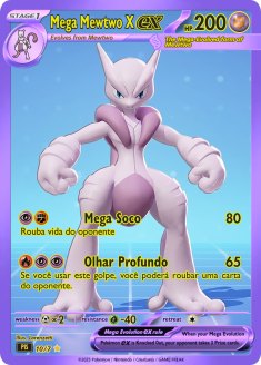 Carta Mega Mewtwo X