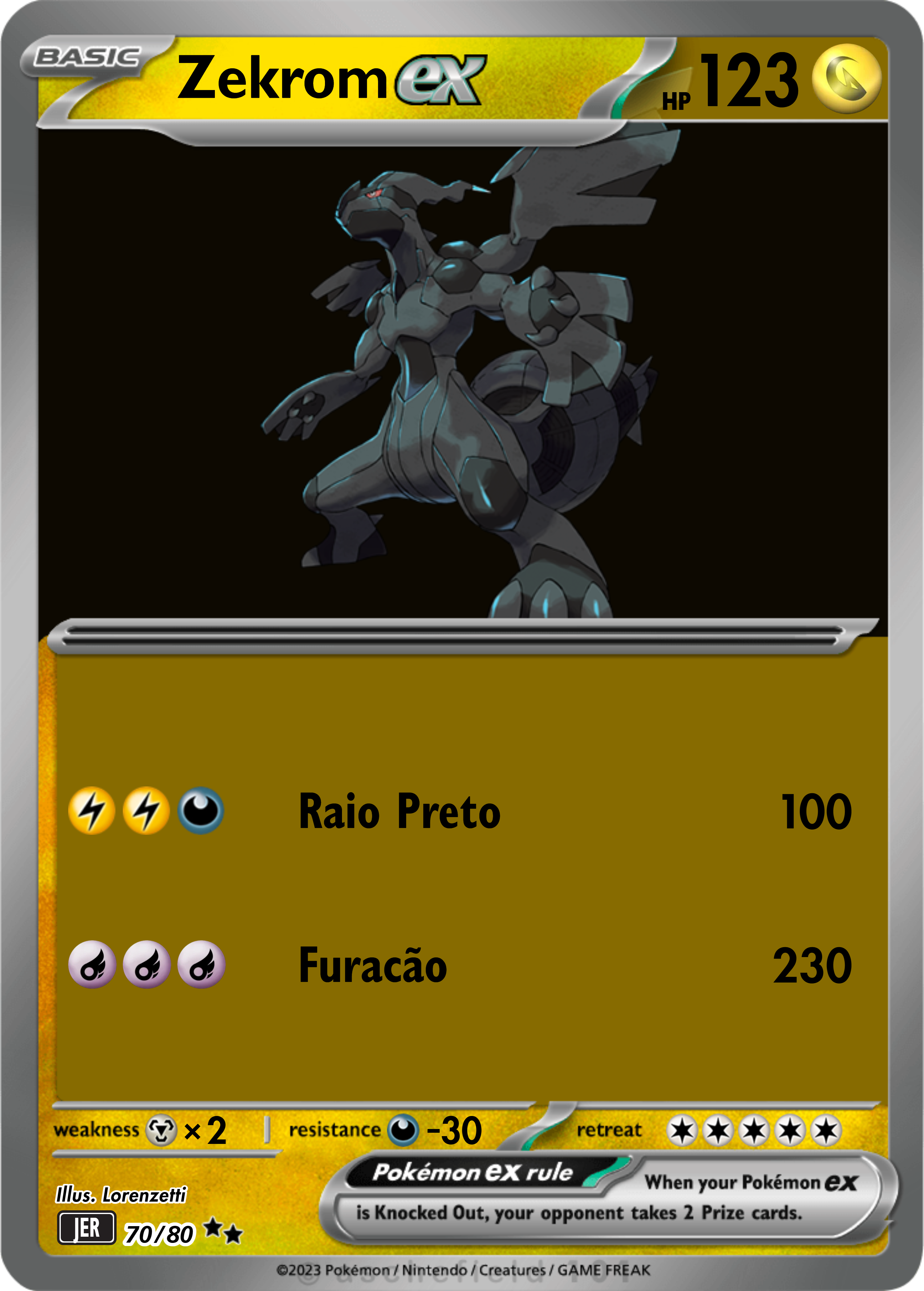 Carta Zekrom EX