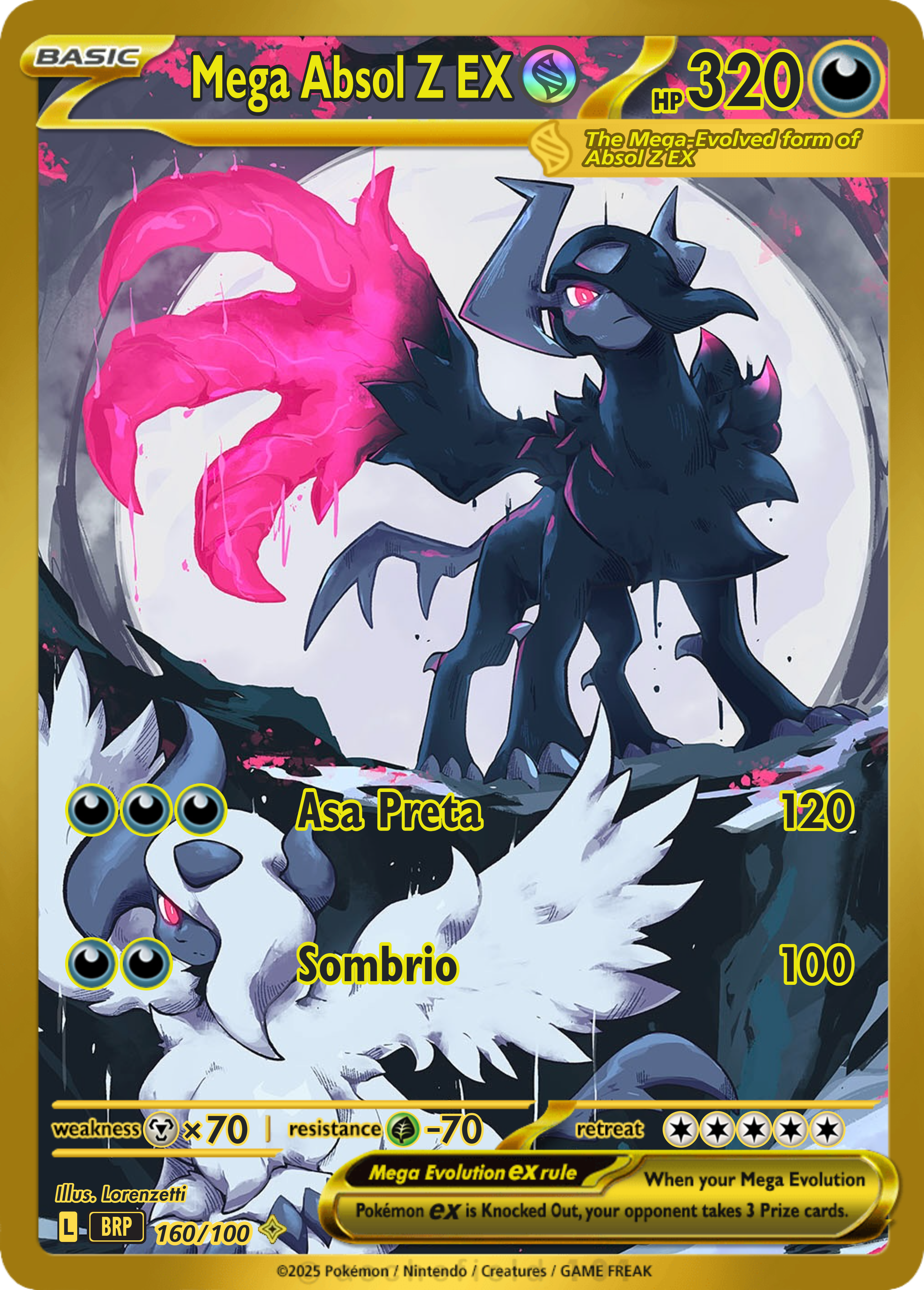 Carta Mega Absol Z - EX