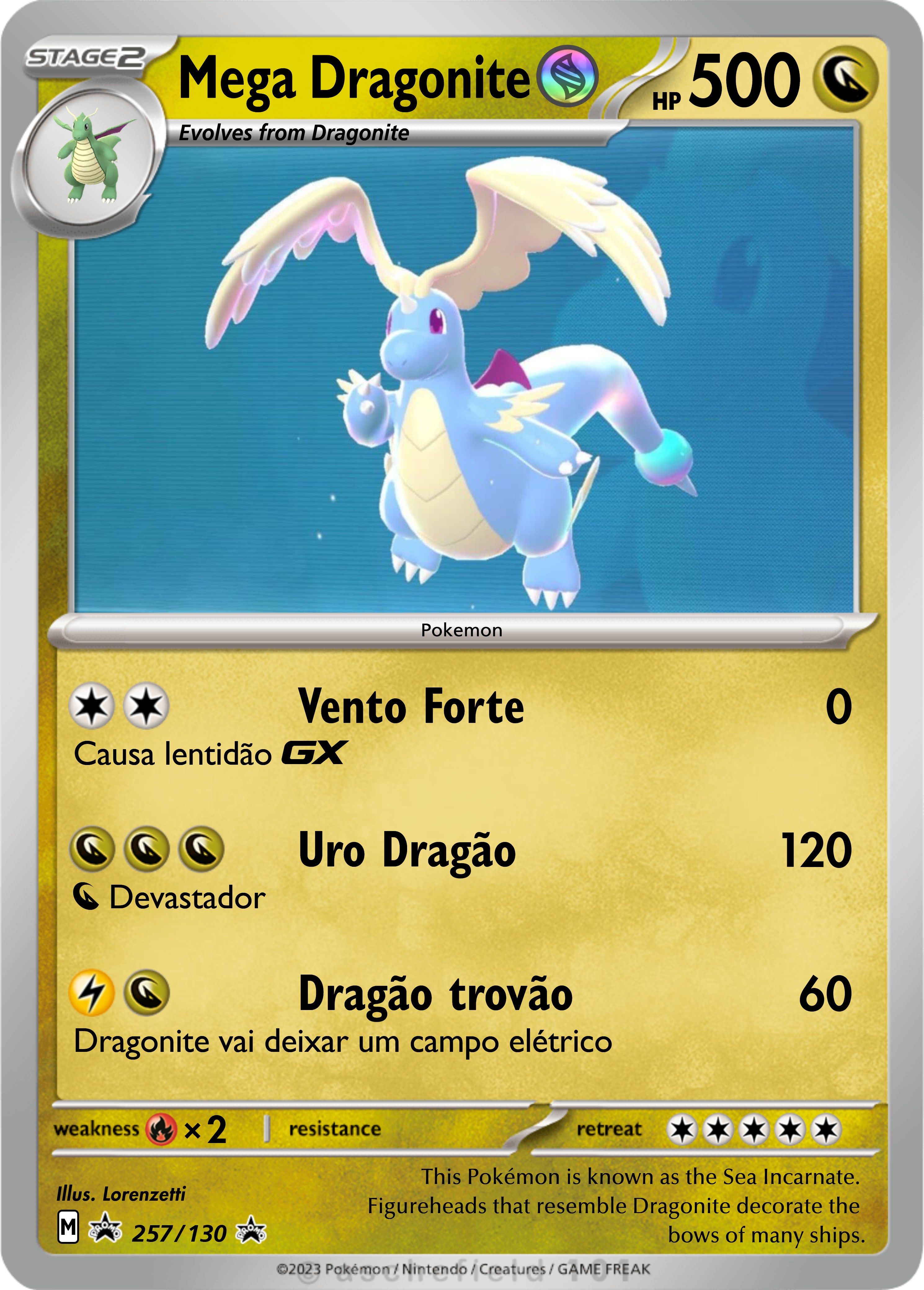 Carta Mega Dragonite